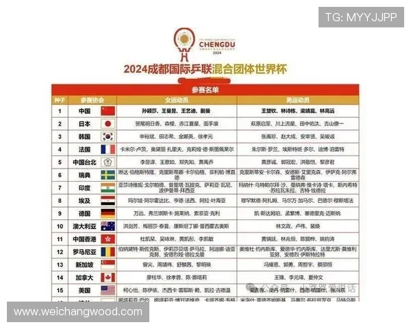成都乒乓球队在世界杯中的状态表现分析与未来展望