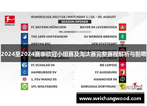2024至2024赛季欧冠小组赛及淘汰赛完整赛程解析与前瞻
